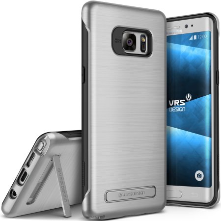 Coque Samsung Galaxy Note 7 VRS Design Duo Guard – Argent Satiné