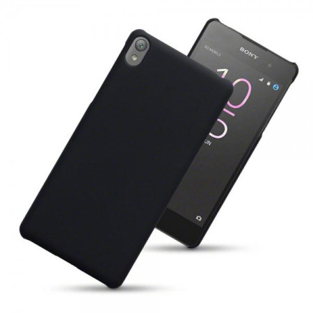 Funda Sony Xperia E5 Olixar ToughGuard de goma - Negra 