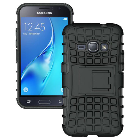ArmourDillo Samsung Galaxy J1 2016 Skyddsskal - Svart