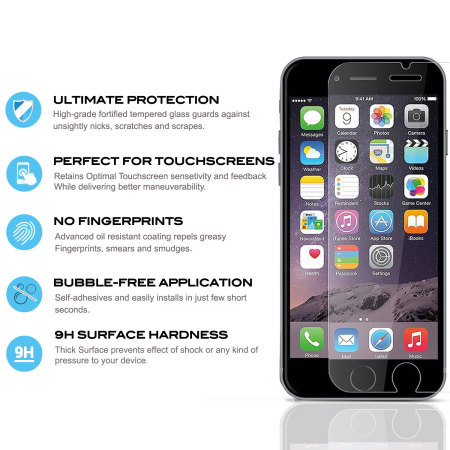 Zizo Lightning Shield iPhone 7 Tempered Glas Displayschutz