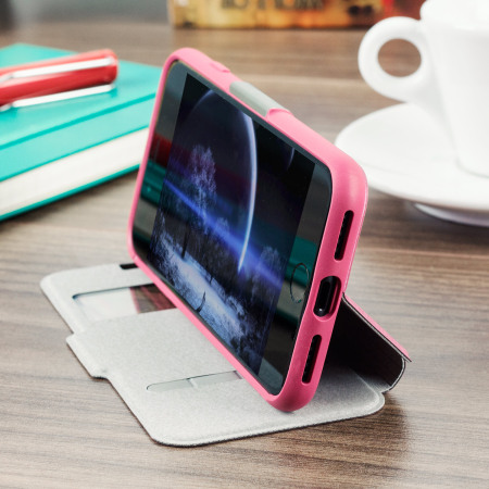 Housse iPhone 8 / 7 Moshi SenseCover Intelligente – Rose pink