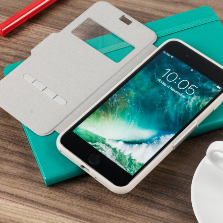 Moshi SenseCover iPhone 8 Plus / 7 Plus Smart Case - Stone White 
