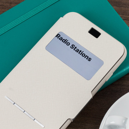 Moshi SenseCover iPhone 8 Plus / 7 Plus Smart Case - Stone White 