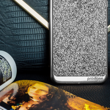 Prodigee Fancee iPhone 7 Plus Glitter Case - Black / Silver