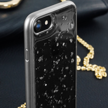 Prodigee Scene Treasure iPhone 7 Case - Silver Sparkle