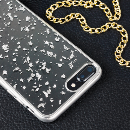 Prodigee Scene Treasure iPhone 7 Plus Hülle in Silber Sparkle