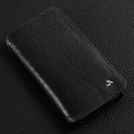 Vaja Wallet Agenda iPhone 7 Premium Leder Case in Schwarz