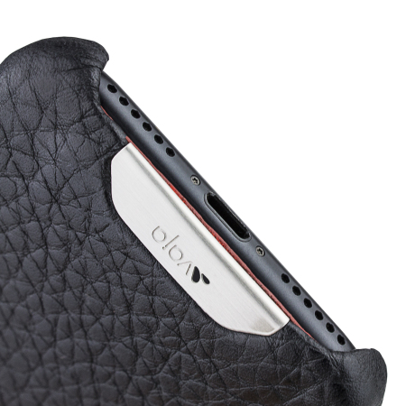 Vaja Grip iPhone 7 Premium Läderfodral - Svart / Rosso