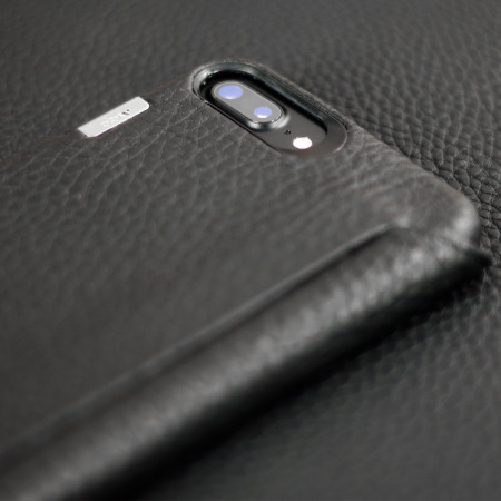 Vaja Agenda MG iPhone 7 Plus Premium Leather Flip Case - Black
