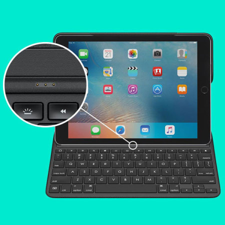 Logitech Create iPad Pro inch Backlit Case Black