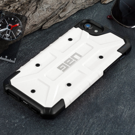 UAG Pathfinder iPhone 8 / 7 Rugged Case - Wit / Zwart