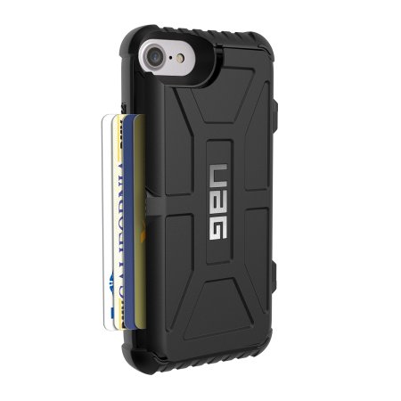 UAG Trooper iPhone 8 / 7 Protective Wallet Case - Black