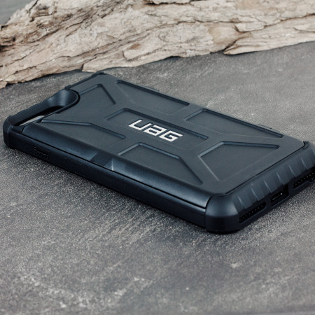UAG Trooper iPhone 8 Plus / 7 Plus Protective Wallet Case - Black