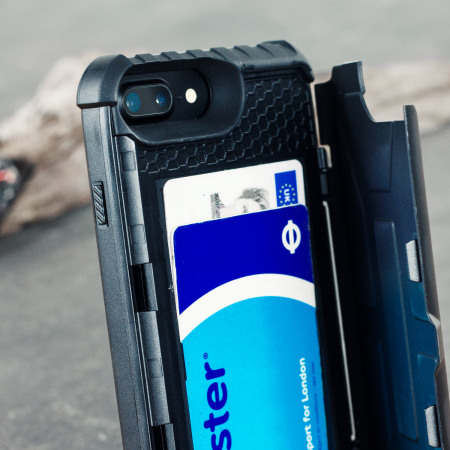 UAG Trooper iPhone 8 Plus/7 Plus​ Protective Wallet Case Hülle Schwarz