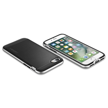 Spigen Neo Hybrid iPhone 7 Deksel - Satin sølv