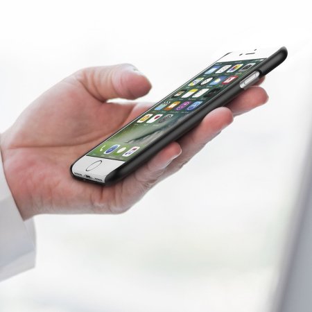 Spigen Thin Fit iPhone 7 Hülle Shell Case in Schwarz