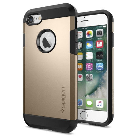 Spigen Tough Armor iPhone 7 Case - Champagne Gold