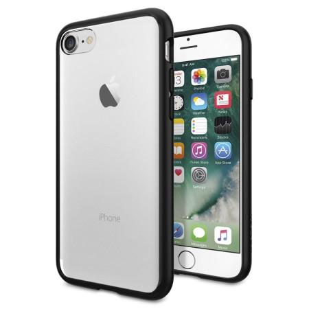 Coque iPhone 7 Spigen Ultra Hybrid - Noire