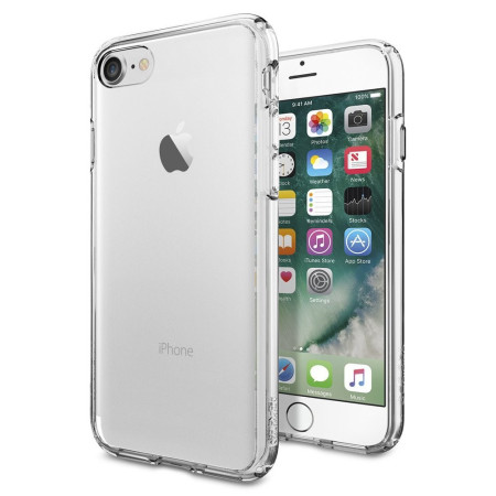 Spigen Ultra Hybrid iPhone 7 Bumper Case - Crystal Clear