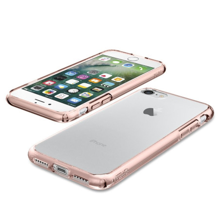 Spigen Ultra Hybrid iPhone 7 Bumper Case - Rose Crystal