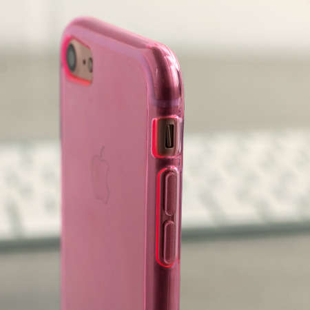 Olixar FlexiShield iPhone 8 / 7 Gel Case - Pink