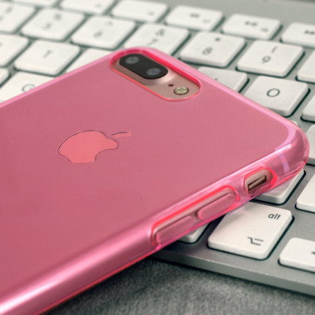 Coque iPhone 8 Plus / 7 Plus FlexiShield en gel – Rose