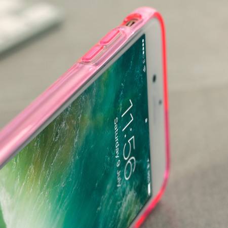 Olixar FlexiShield iPhone 8 Plus / 7 Plus Gel Case - Pink