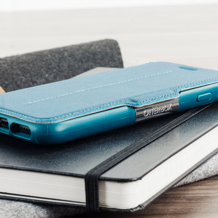 Housse iPhone 8 / 7 Otterbox Strada Series Cuir – Bleue