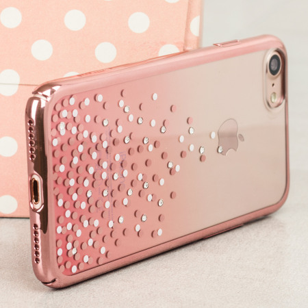 Unique Polka 360 Case iPhone 7 Case - Rosé Goud