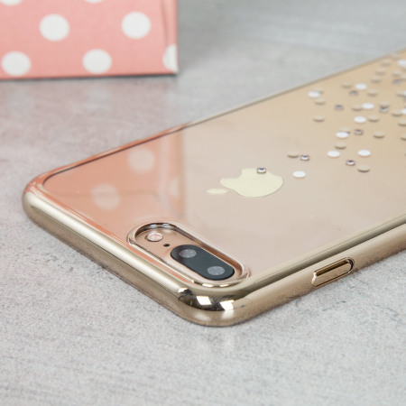 Unique Polka 360 iPhone 7 Plus Case - Champagne Gold