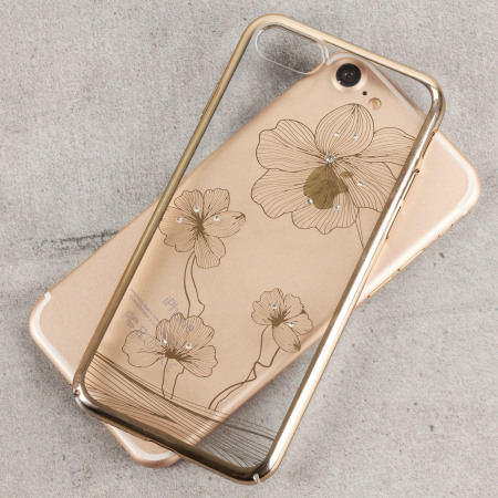 Crystal Flora 360 iPhone 7 Case - Champagne Gold