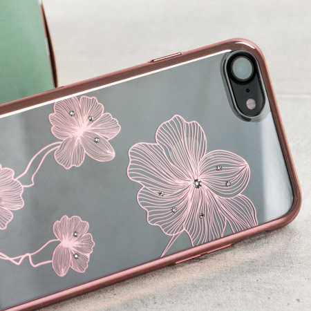 Crystal Flora 360 iPhone 8 / 7 Case - Rose Gold