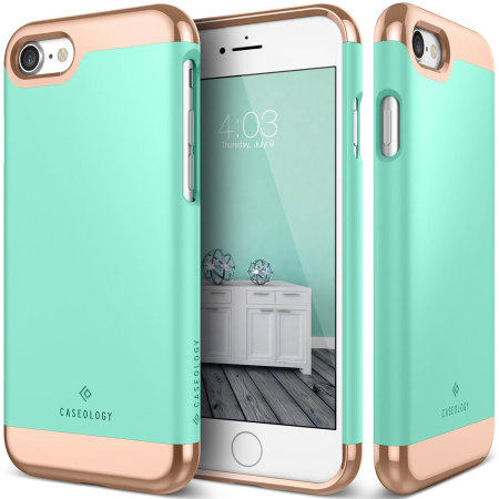 Caseology Savoy Series iPhone 7 Hülle Turquoise Mint
