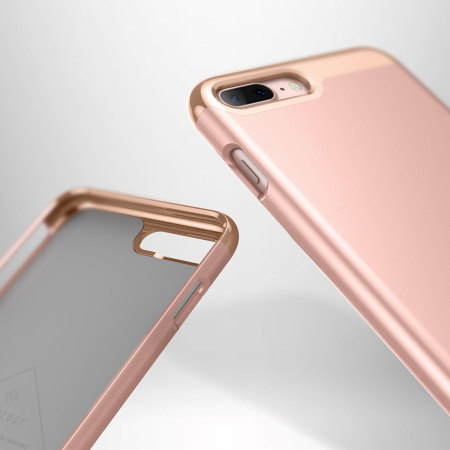 Funda iPhone 7 Plus Caseology Savoy - Oro Rosa