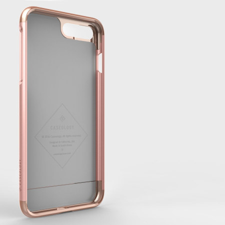 Coque iPhone 7 Plus Caseology Savoy Series Slider - Or Rose