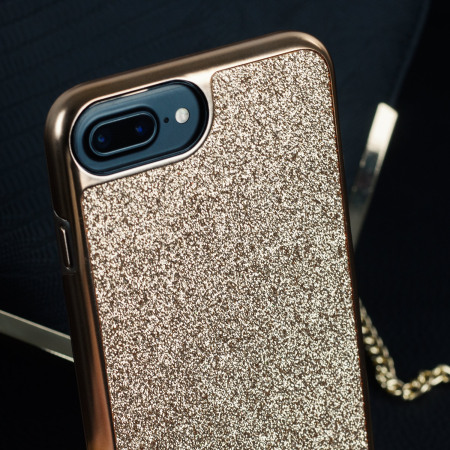 Prodigee Sparkle Fusion iPhone 7 Plus Glitter Case - Rose Gold