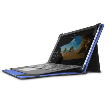Housse Microsoft Surface Pro 4 / 3 Maroo Tactical Folio – Noir / bleu