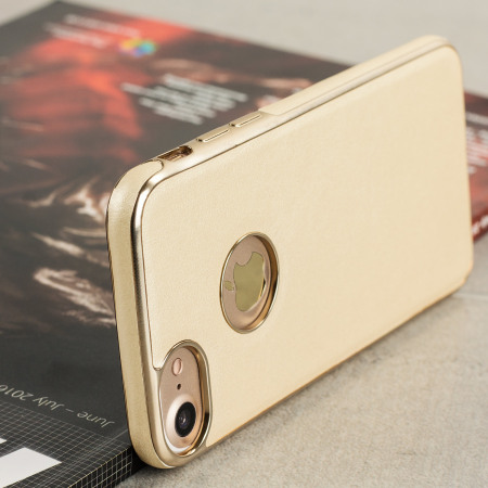 Olixar Makamae Leather-Style iPhone 7 Case - Gold