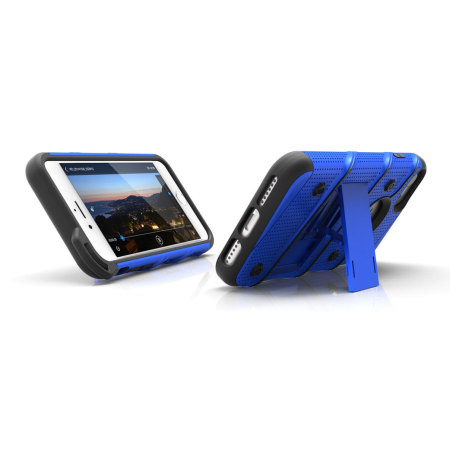 Zizo Bolt Series iPhone 8 / 7 Tough Case & Belt Clip - Blue / Black