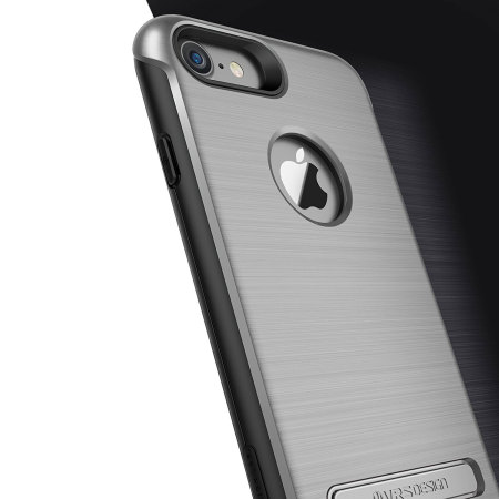 VRS Design Duo Guard iPhone 7 Case - Donker Zilver