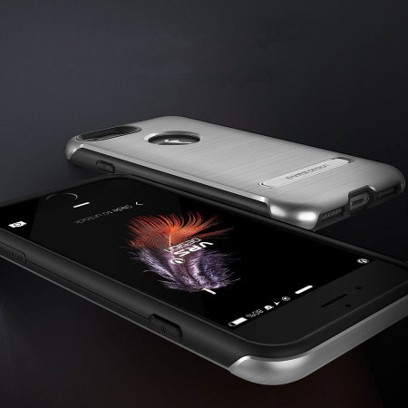 VRS Design Duo Guard iPhone 7 Case - Steel Silver