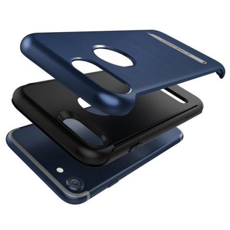 VRS Design Duo Guard iPhone 8 / 7 Skal - Mörkblå