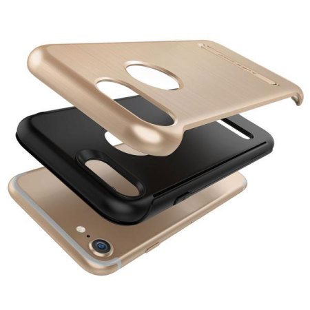 VRS Design Duo Guard iPhone 8 / 7 Case Hülle in Champagne Gold