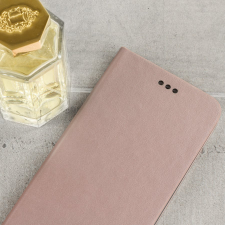 Olixar Leather-Style iPhone 8 Plus Wallet Case - Rose Gold