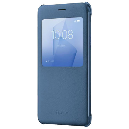 Officiële Huawei Honor 8 View Flip Case - Blauw