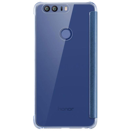 Officiële Huawei Honor 8 View Flip Case - Blauw
