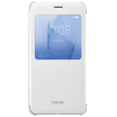 Original Huawei Honor 8 View Flip Case Tasche in Weiß