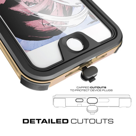 Ghostek Atomic 3.0 iPhone 7 Waterproof Tough Case - Goud