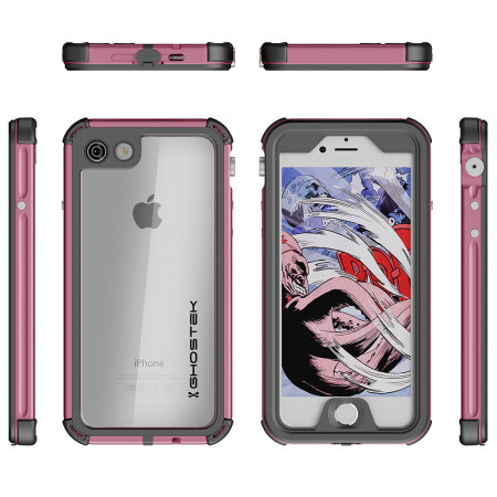 Ghostek Atomic 3.0 iPhone 7 Waterproof Tough Case - Pink