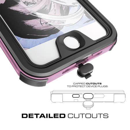 Ghostek Atomic 3.0 iPhone 7 Waterproof Tough Hülle Pink